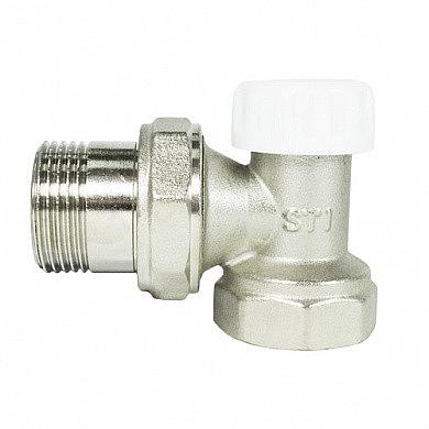 Клапан запорный угловой STI 3/4" фото 1