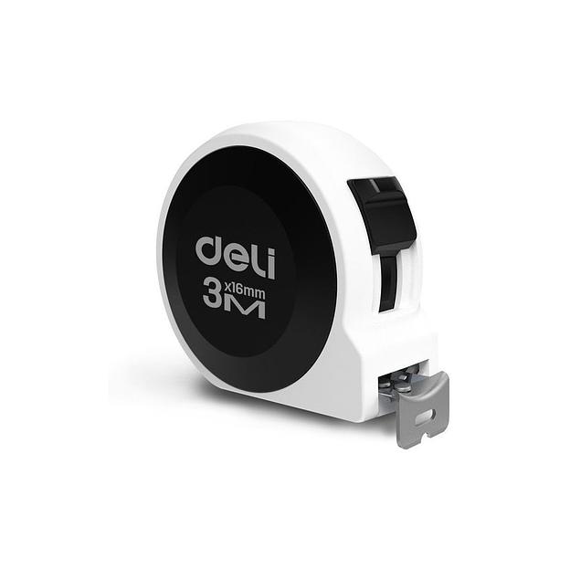Рулетка Deli Home Series White H8003B 3м х 16мм, эксклюзивный дизайн фото 1