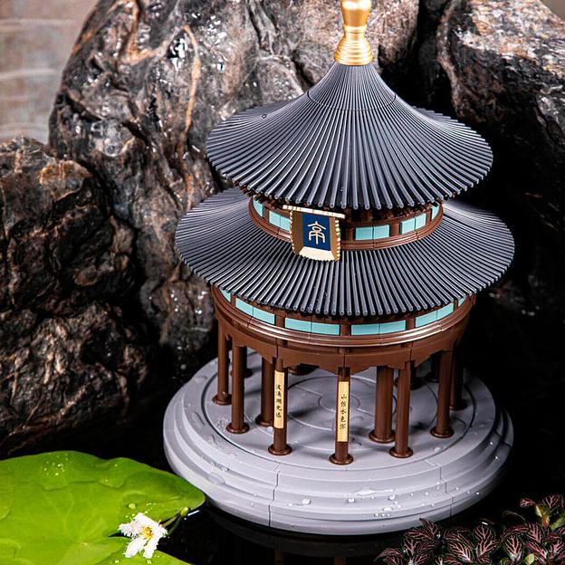 Конструктор ONEBOT Double-Eave Pavilion 358+ QNSTX65AIQI фото 1