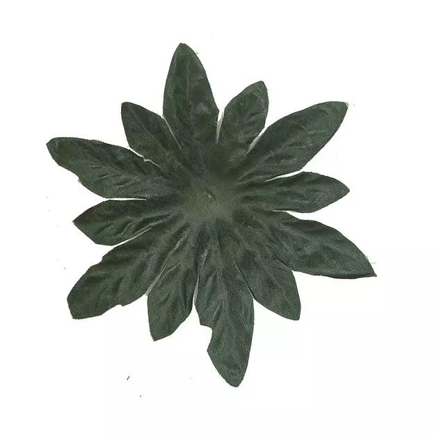 Лист не собран 12-конечн. рельеф тёмный LV-012 18см (765 шт/кг) фото 1