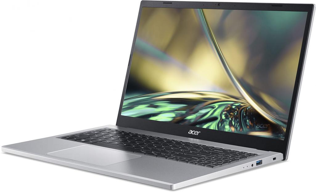 Ноутбук Acer Aspire 3 A315-24P-R16W Ryzen 3 7320U 8Gb SSD256Gb AMD Radeon 15.6" IPS FHD (1920x1080) Eshell silver WiFi BT Cam фото 3
