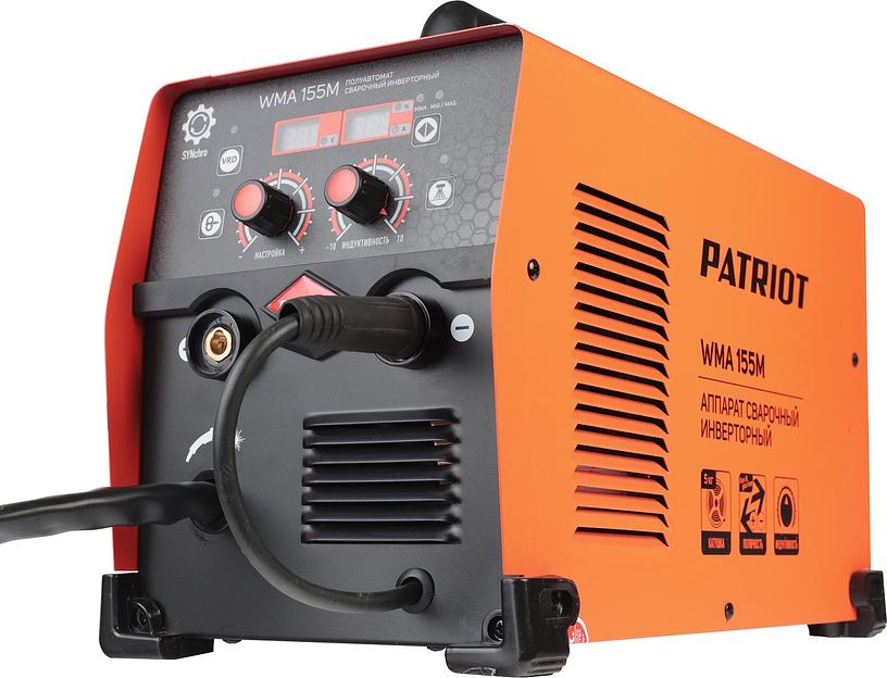 Сварочный полуавтомат Patriot WMA 155 M инвертор MIG-MAG/ММА 6.2кВт фото 3