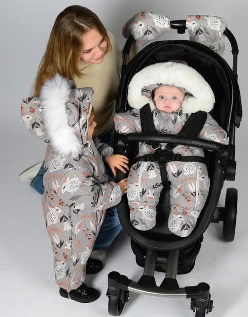 Комбинезон №238 Зайчата, арт 264ш/2 (80 см) фото 2