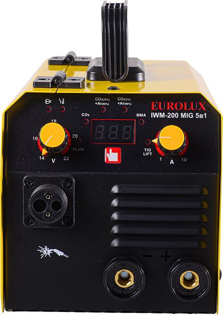 Сварочный полуавтомат IWM-200 MIG 5в1 Eurolux фото 6
