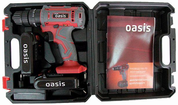 Дрель-шуруповерт Oasis ASB-24S (J) аккум. патрон:быстрозажимной (кейс в комплекте) фото 5