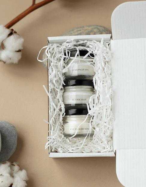 Подарочный набор свечей Aesthete Home «3 Candles mini» ОПТ фото 1