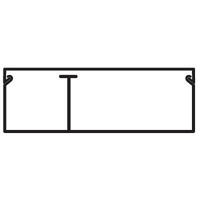 TMC 50/2x20 Миниканал с перегородкой фото 1
