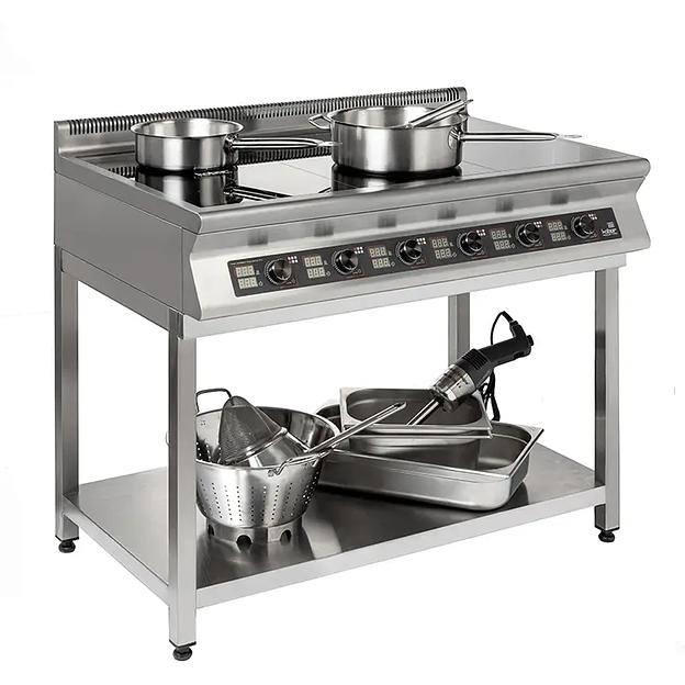 Плита индукционная на открытой подставке 6 конфорок Кобор I7-6S фото 4