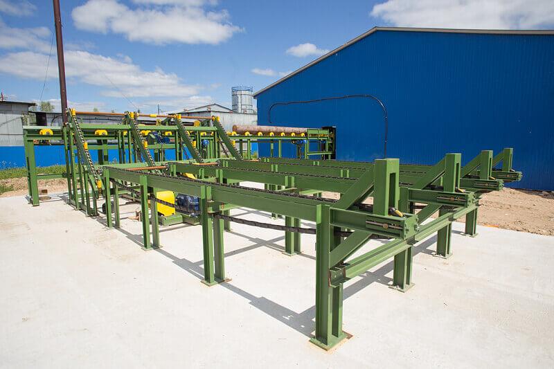 Линия сортировки брёвен фото 5