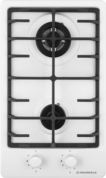 Газовая варочная поверхность Maunfeld EGHE.32.63CW/G белый фото 2