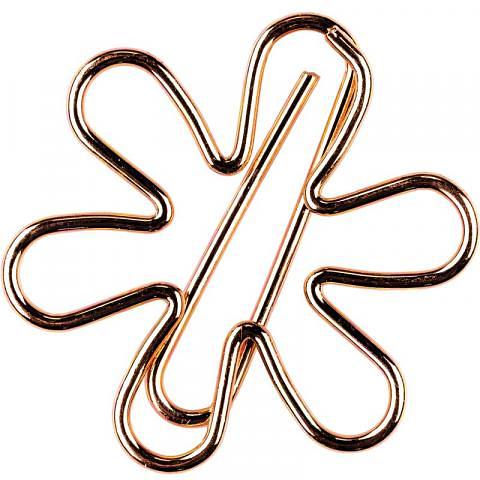 Скрепки 29мм, 4шт в блистере, Centrum FLOWER фото 1