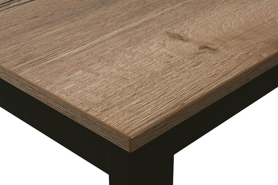 Стол Brad 110(+40)х70 см чёрный, галифакс натуральный фото 7