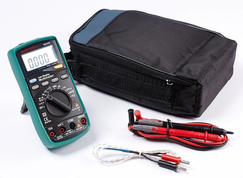 Мультиметр Mastech MS8209 цифровой черный/зеленый (13-2087) фото 2