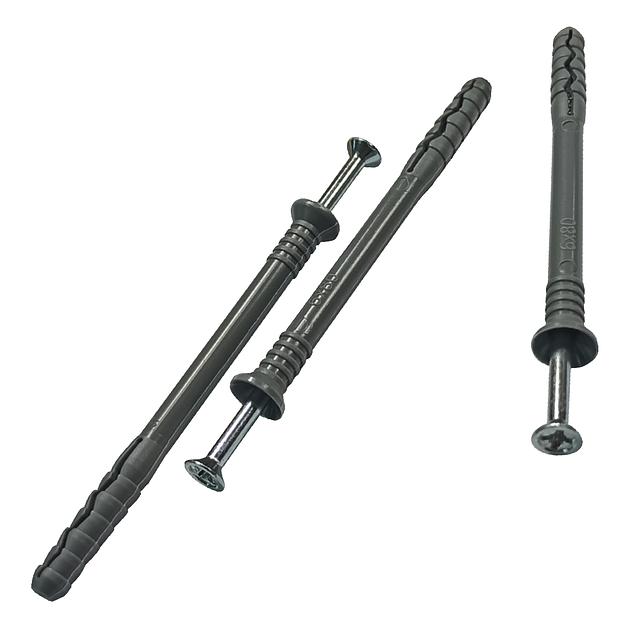 Дюбель-гвоздь 6х80 потайной бортик полипропилен (850шт) фото 3