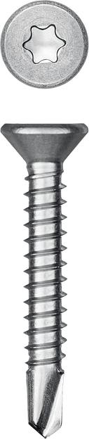 KRAFTOOL DS-C, 32 х 3.9 мм, А2, сверло, потайная головка, ТХ15, 380 шт, саморез нержавеющий (300932-39-032) фото 1