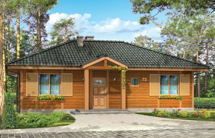 Проект каркасного дома «КД-830-06» под ключ фото 1