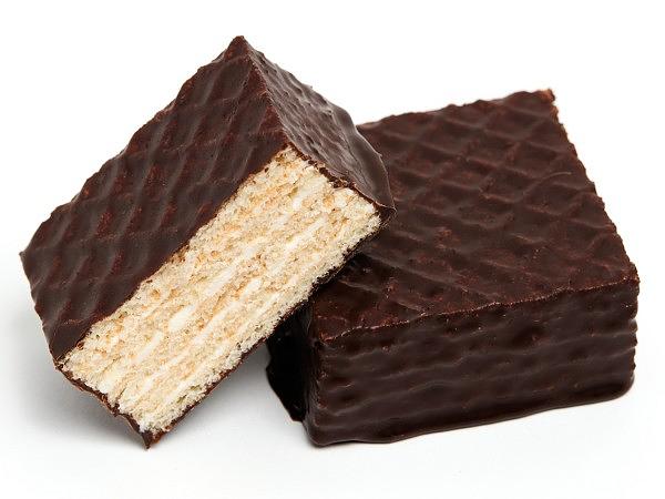 Вафельный десерт «Vospari» с начинкой со сливочным вкусом глазированный ОПТ фото 1