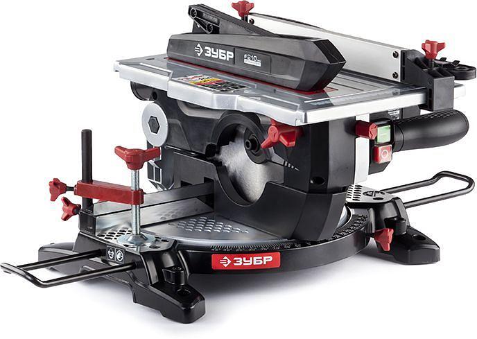 Торцовочная пила Зубр ЗПТК-210-1500 1500Вт 4500об/мин d=210мм фото 1