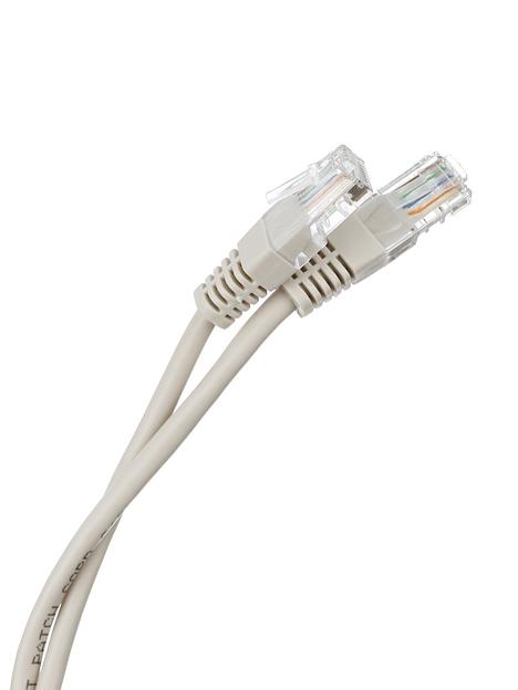 NEOMAX (NM13011-005) Шнур коммут. UTP 0.5 м, cat.5е, 24AWG, серый, LSZH, многожильный фото 1