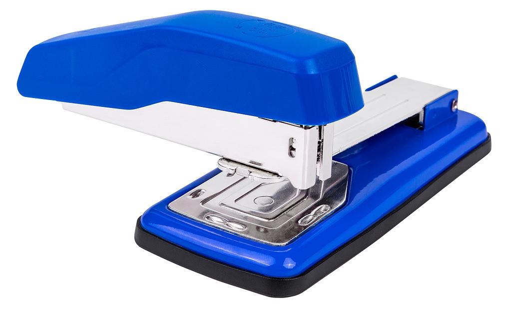 Степлер Deli E0414S/Blue 24/6 26/6 (25листов) синий 50скоб коробка фото 2
