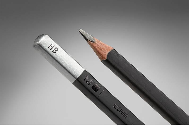 Набор карандашей чернографит. Moleskine DRAWING SET EW7P05GPHA (5 кар.H/HB/2B/4B/6B) коробка металлическая фото 6