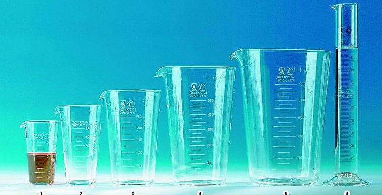 Мензурка стеклянная, фарфоровая, с ручкой ОПТ фото 1