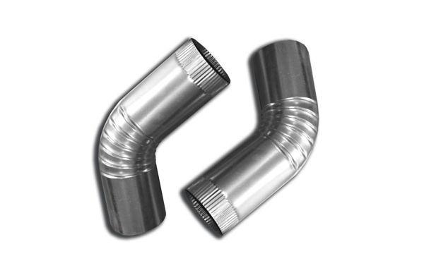 Колено Стандарт 60 град. 100 мм цинк фото 1