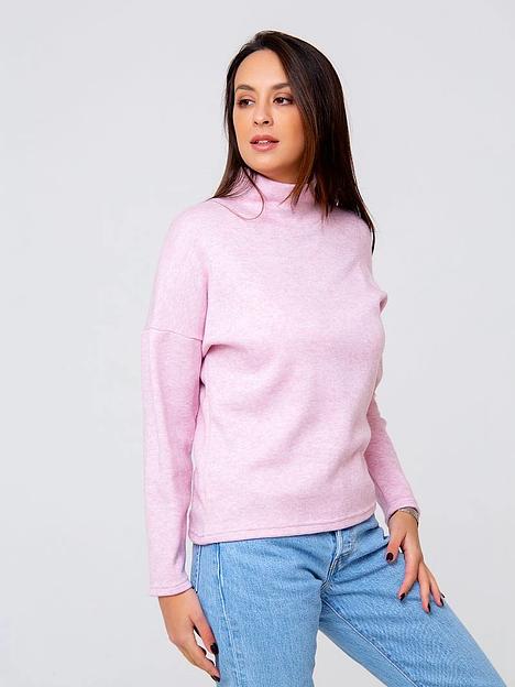 Свитер трикотажный, розовый, Опт фото 2