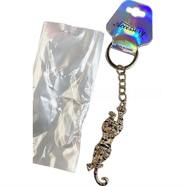 Брелок Тигр (KY-1610) металлический 12 шт ОПТ фото 1