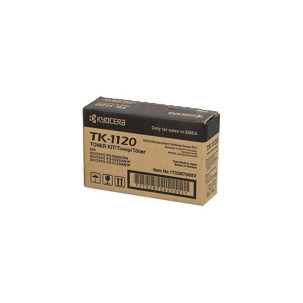 Картридж Kyocera TK-1120, черный / 1T02M70NX1 фото 1