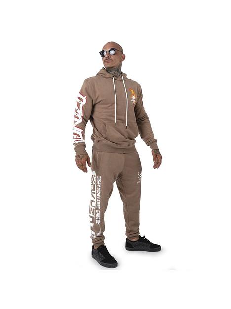 Худи мужская Yakuza, светло-коричневый фото 2