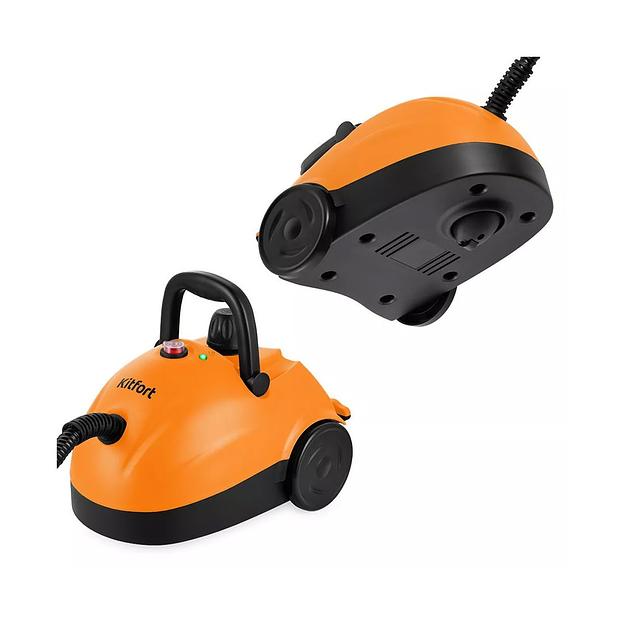 Пароочиститель Kitfort КТ-9136-2 черно-оранжевый фото 3