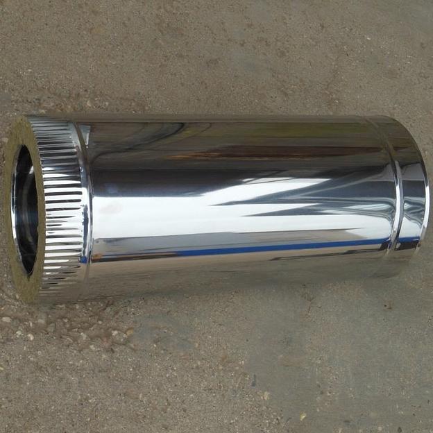 Сэндвич труба 300/380 мм 1 м AISI439 нержавейка 1/0,5 мм ОПТ  фото 1