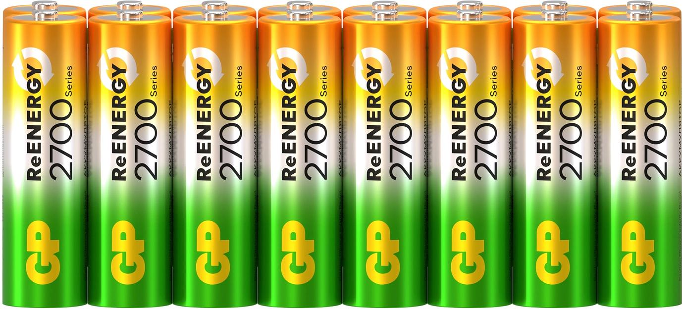 Аккумулятор GP 270AAHCRGY AA NiMH 2700mAh (16шт) спайка фото 2