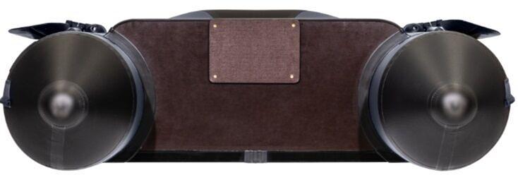 Лодка Аква 2900 слань книжка, киль, 2900*1420*400 мм., цвет: графит-черный фото 7