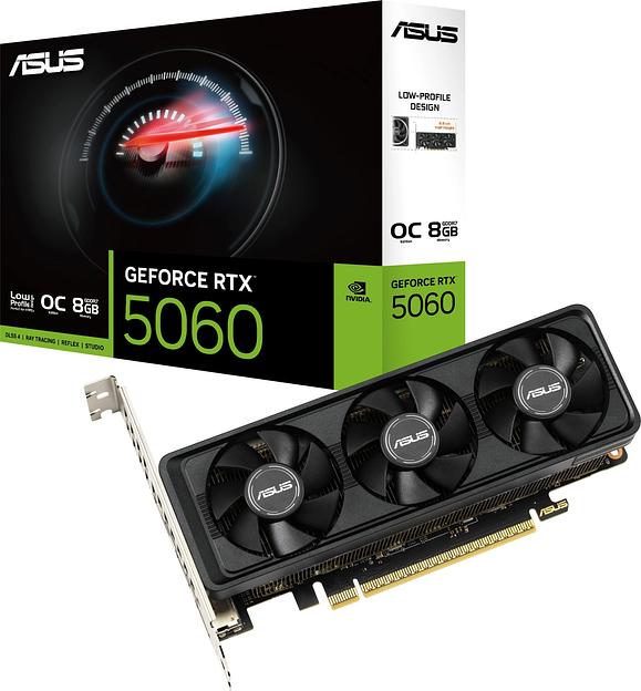 Видеокарта Asus PCI-E 4.0 RTX5060-O8G-LP-BRK NVIDIA GeForce RTX 5060 8Gb 128bit GDDR7 2550/28000 HDMIx1 DPx3 HDCP Ret фото 10