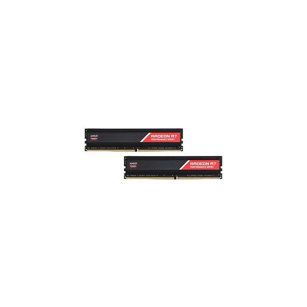 Оперативная память AMD Radeon R7 Performance Series R7S416G2606U2K DDR4 - 2x 8ГБ 2666МГц, DIMM, Ret фото 1