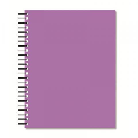 Бизнес-тетрадь на спирали А5, 96 л., клетка, тонированный блок, фиолетовый, Attache Bright Colours фото 1