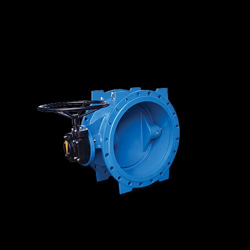 Затвор дисковый поворотный с двойным эксцентриситетом Ду400 Ру10 FAF 3800 фото 1
