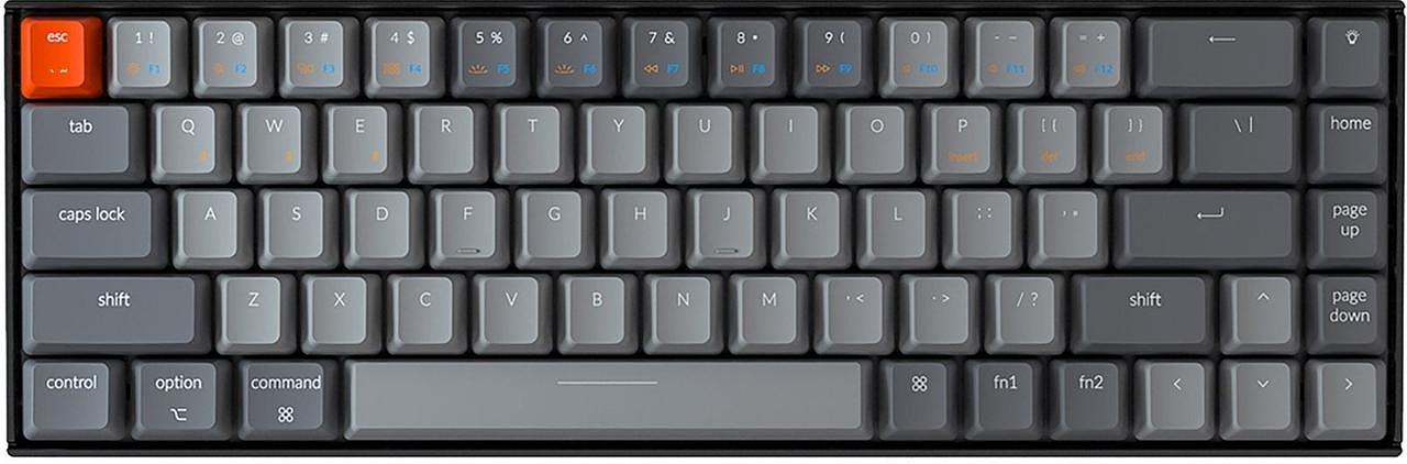 Клавиатура Keychron K6 68 Key Hot-Swap RGB Brown фото 1