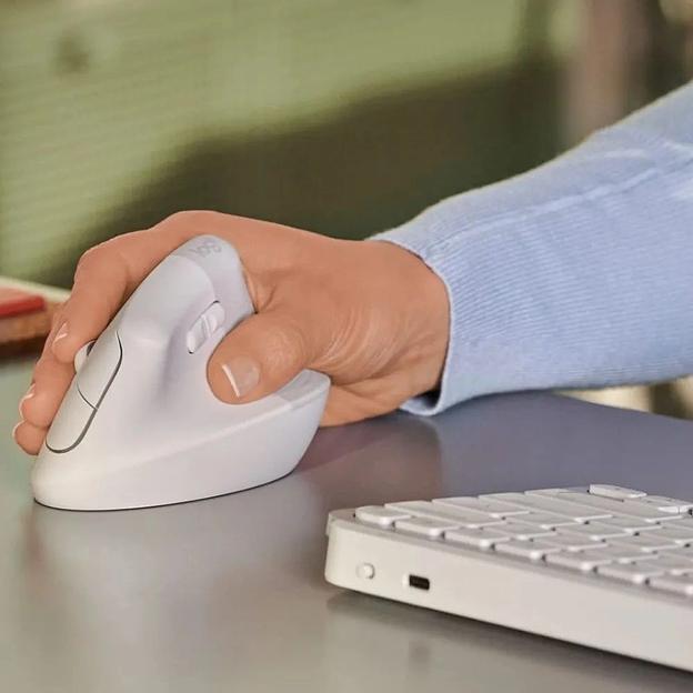 Мышь Logitech Lift белый/белый/серый оптическая (4000dpi) беспроводная USB (6but) фото 8