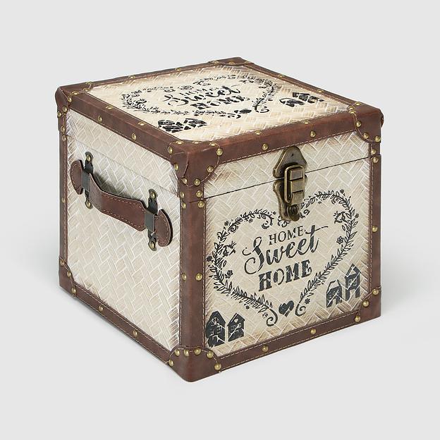Сундук Grand forest для хранения sweet home 40x40x40 см фото 1