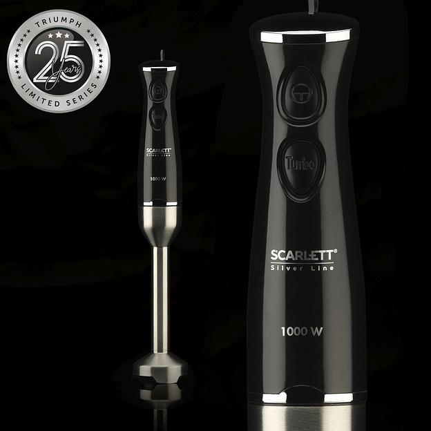 Блендер погружной Scarlett Silver Line SC-HB42F73 1000Вт черный фото 6