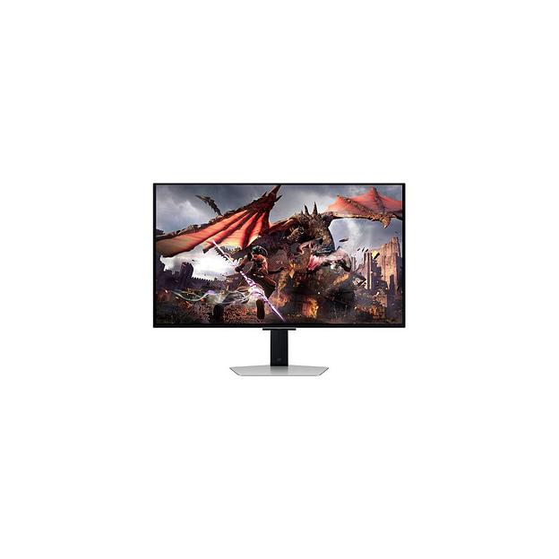 32" Монитор Samsung Odyssey OLED G8 LS32DG800SIXCI, 3840x2160, OLED, 240Гц, 2хHDMI, 1хDP, серебристый фото 1