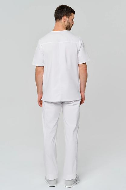 Брюки медицинские мужские MG1-01-25-0, 0 (Белый) на заказ, опт фото 3