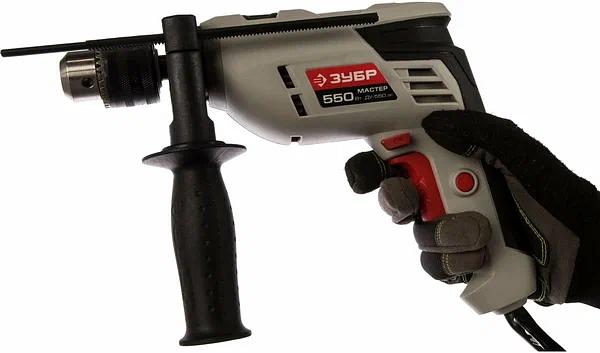 Дрель ударная ЗУБР ДУ-550 ЭР фото 7