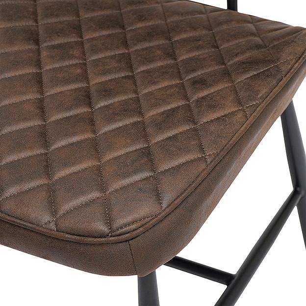 Стул Maril, экокожа, темно-коричневый фото 6