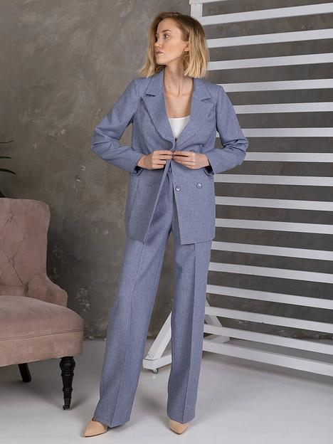 Костюм классический с брюками «Сильвия» Anna Ricco АРК006-2021-124 опт фото 9