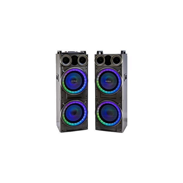 Музыкальный центр Supra SMB-2150, 200Вт, с караоке, Bluetooth, FM, USB, SD, черный, фото 1