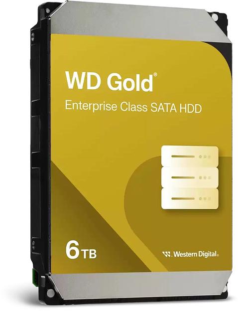Жесткий диск WD SATA-III 6TB WD6004FRYZ Desktop Gold 512E (7200rpm) 256Mb 3.5" фото 3